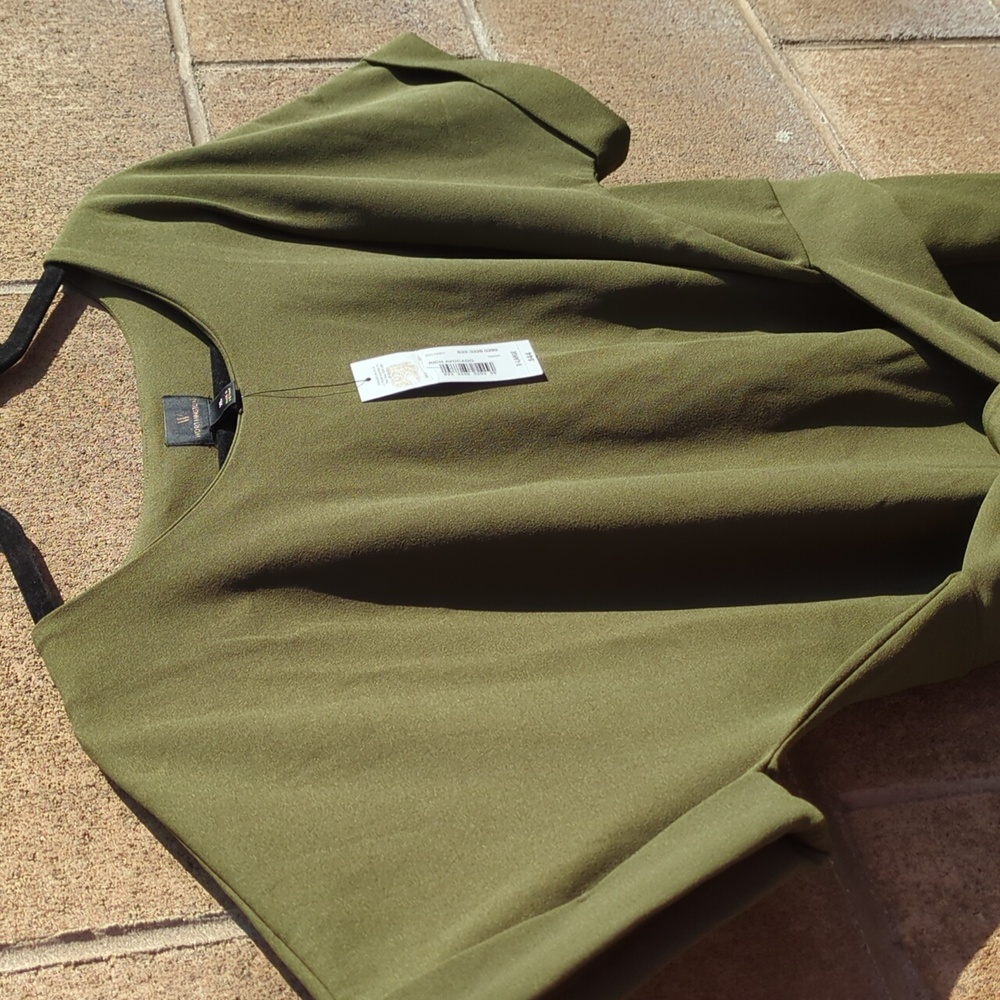Worthington Green Blouse Large - Picture 7 of 8